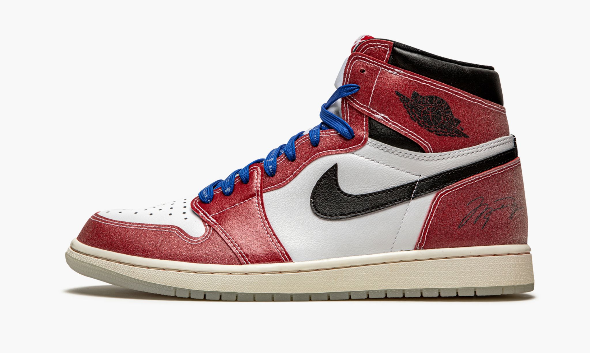 Jordan 1 Retro High Trophy Room Chicago (with Blue Laces)